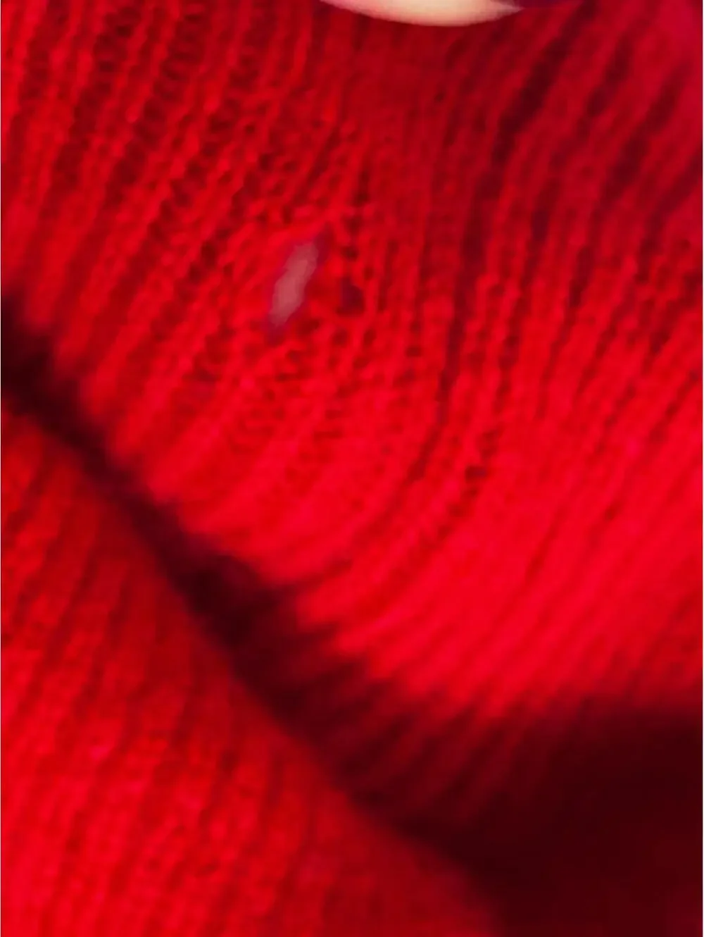 Precious Fiber 100% Cashmere Turtleneck Sweater Red Women’s Large